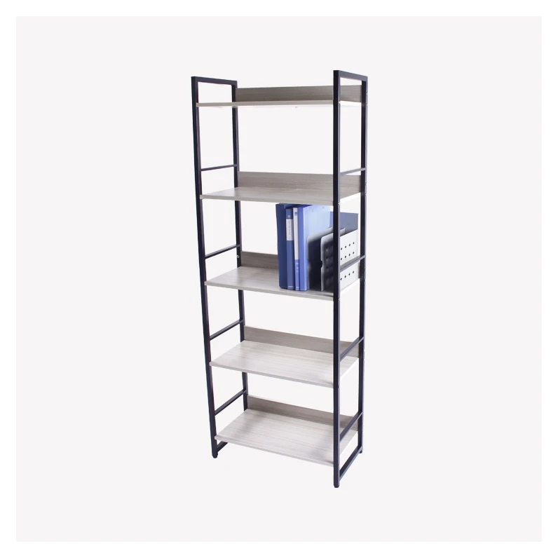 Exquisite Structure Manufacturing 5 Layer Floor Corner Office Bookshelf