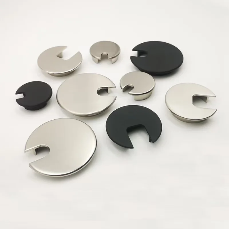 Computer desk cable hole cover, office desk threading box, decorative cover with hole opening