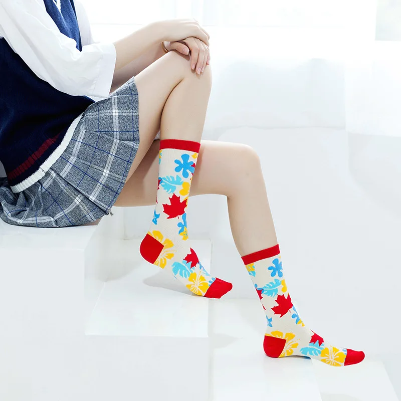 
Hot sell designer custom jacquard cotton running comfortable socks unisex 