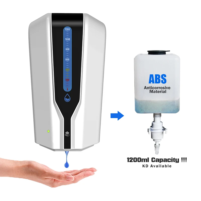 Бесконтактный автоматический дозатор жидкого мыла большой емкости LUXINT 1200 мл