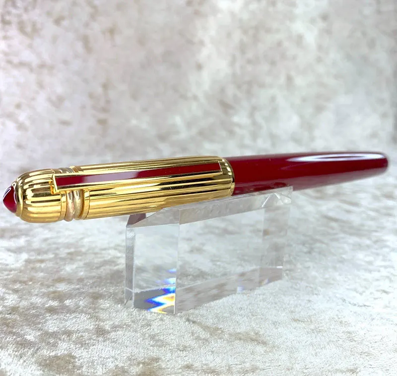 Guangdong Acrylic Pen Stand Manufacturer Custom Clear Engraved Lucite Block Pen Display Holder with Slot Nifty