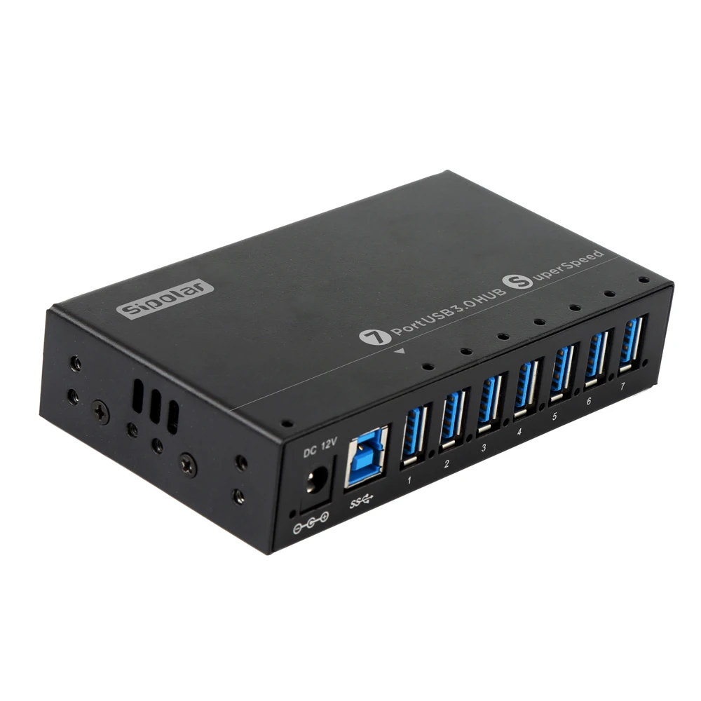 A173 Sipolar  7 port usb 3.0 hub for phone  usb docking station  5Gbps high speed usb hub