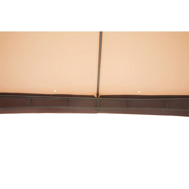 Professional Manufacturer Premium Freestanding Dome Double Roof Patio Gazebo With Netting For Villa Hotel