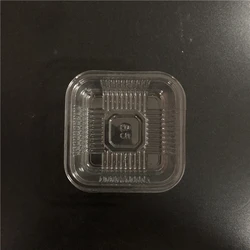 Custom Disposable Food Grade Independent Bakery Square Plastic Container Inner Tray For Mooncake Blister Packaging