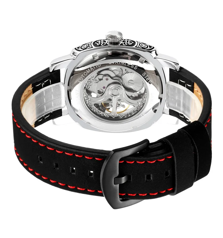 New Arrival Skmei 9271 Men Automatic Watch Mechanical Wristwatch Leather Strap Wholesale Price