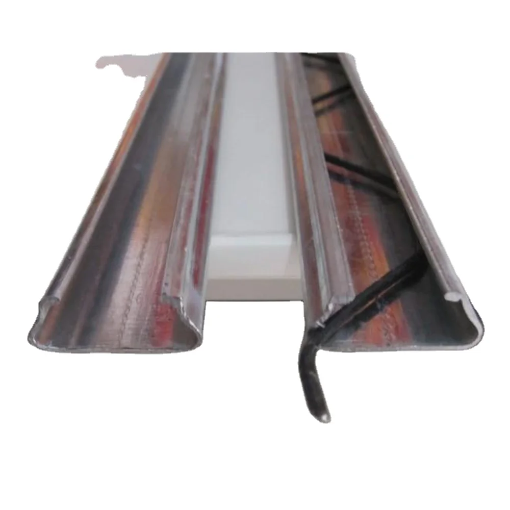 Greenhouse wiggle wire film lock channel for plastic uv