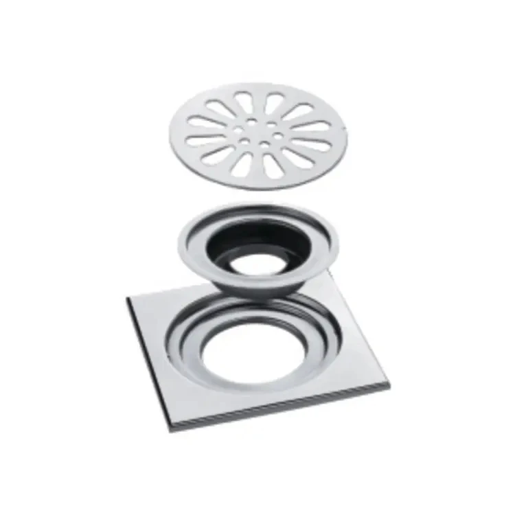 Factory Direct Simple Square Floor Drain High Quality Stainless Steel Floor Drain Filter For Kitchen Bathroom