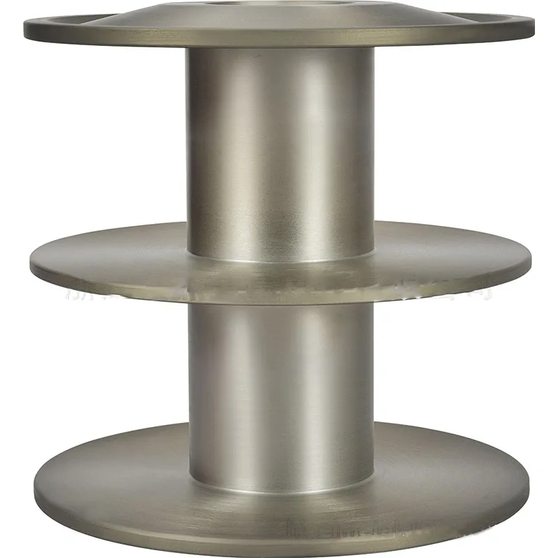 Aluminum pan-head warp-knitted beams for textile machine parts in weaving mills