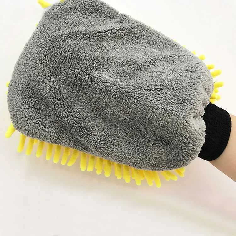 
METIS high quality cleaning microfiber chenille cleaning glove 