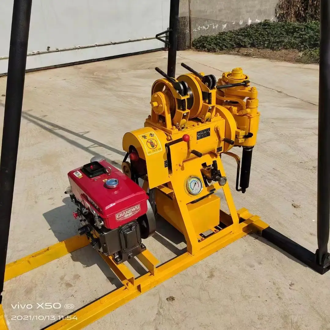 Portable core drilling rig Geotechnical soil sampling drill  Underground Water Well Drilling Rig Machine