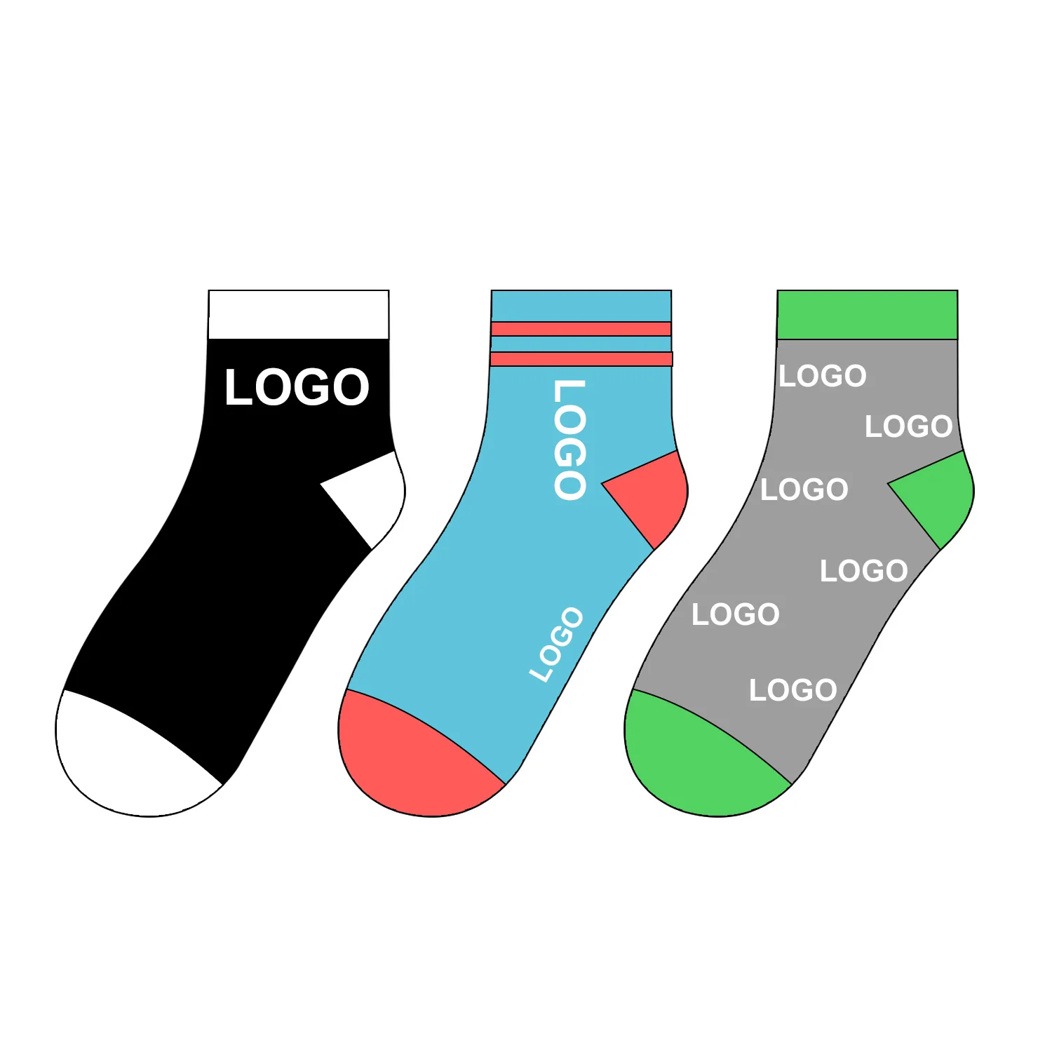 Bioserica Era sports socks ankle men grip sports athletic socks anti odor sport socks custom logo