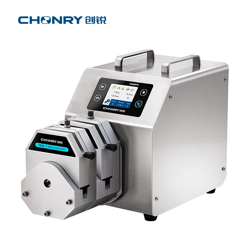 SG600FC Food Grade Tomato Jam Shampoo Gel Filling Dispensing Peristaltic Dosing Pump