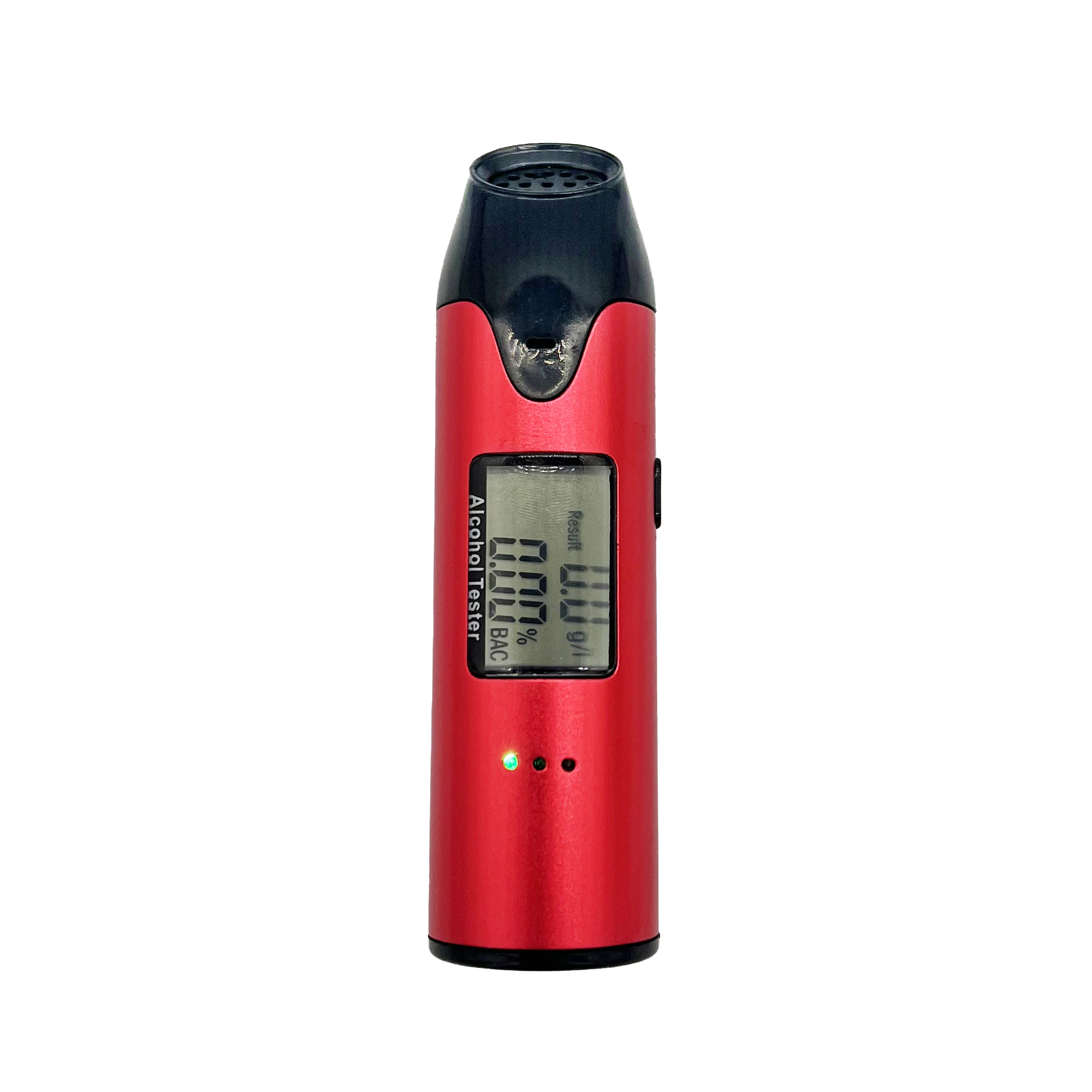 Factory Price Alcohol Breathalyzer Professional-Grade Accuracy, Portable Red Breath Tester with Digital LCD Screen, Fast Results