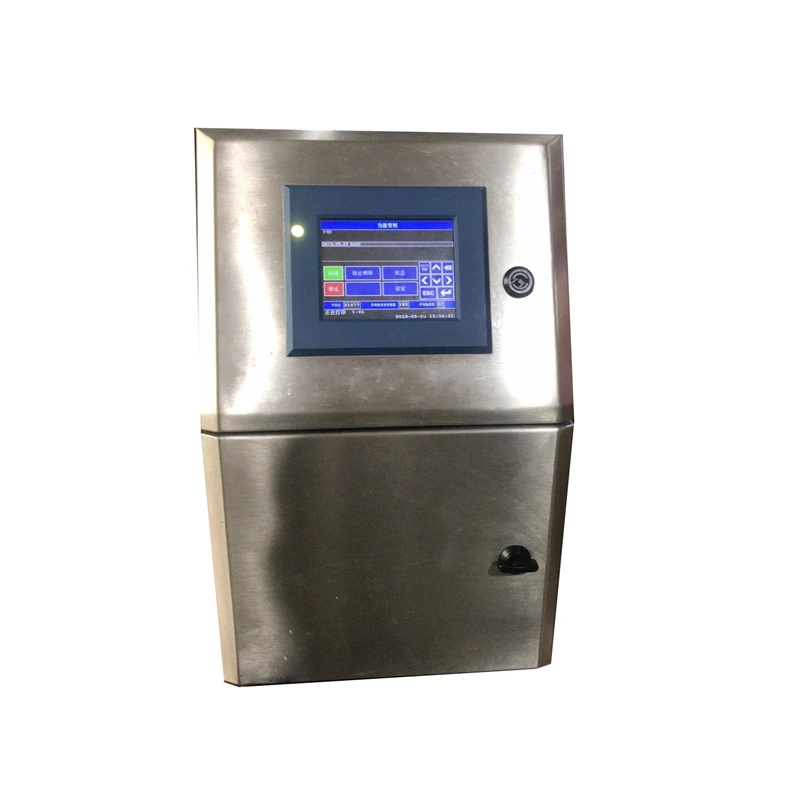 2022 new good quality metal body pipe cable EXP date code white ink Inkjet Printer