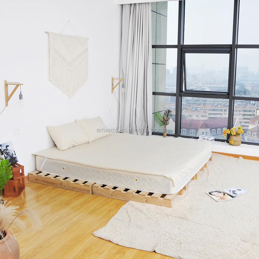 Natural Grounding Bed Sheet with Conductive Silver Fiber Component Flat Sheet