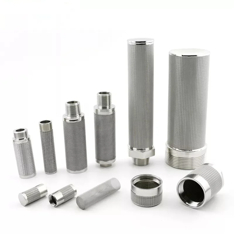 10 micron Gas Sampling Probe Stainless Steel Metal Sintered Filter