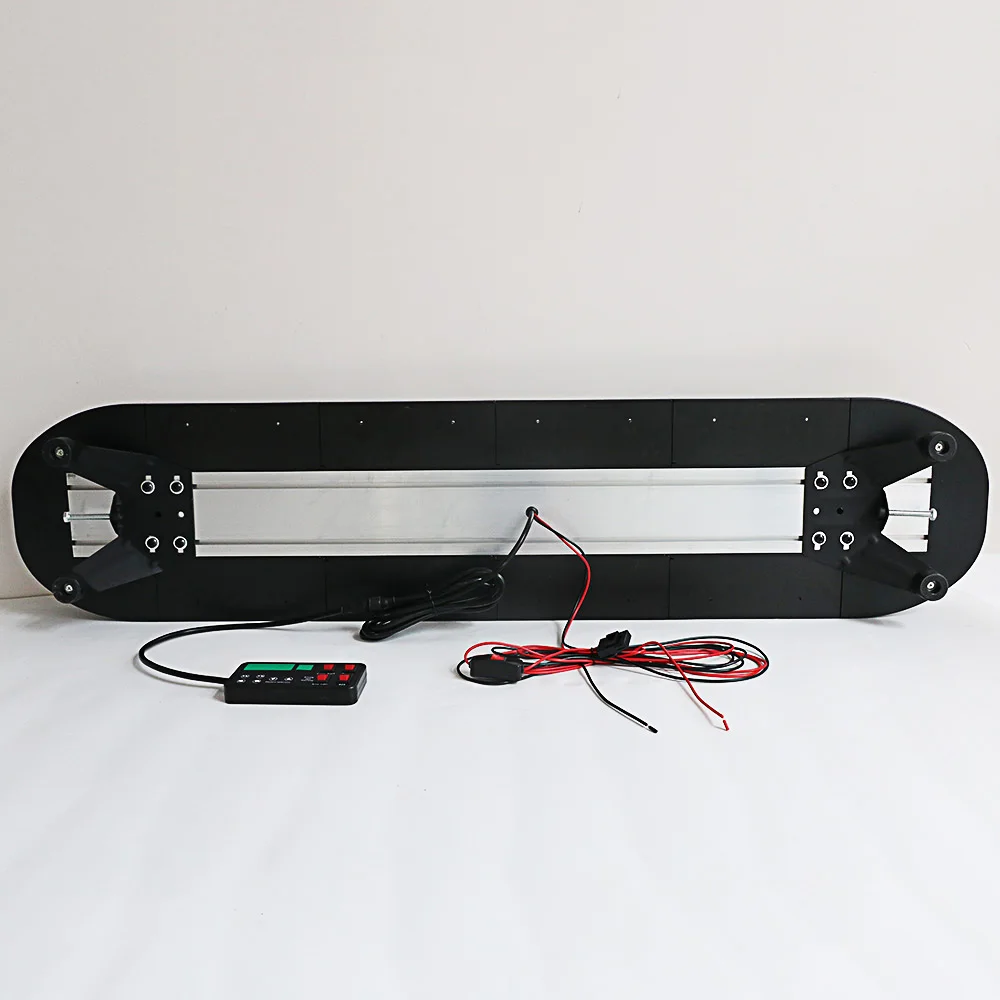 With Stop Brake Turn Signal 60' 152CM Security Strobe Light Bar For Tuck Car Warning Flashing Emergency Lightbar Amber White