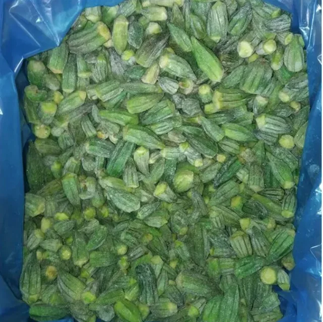 okra fresh green color for export all qualities