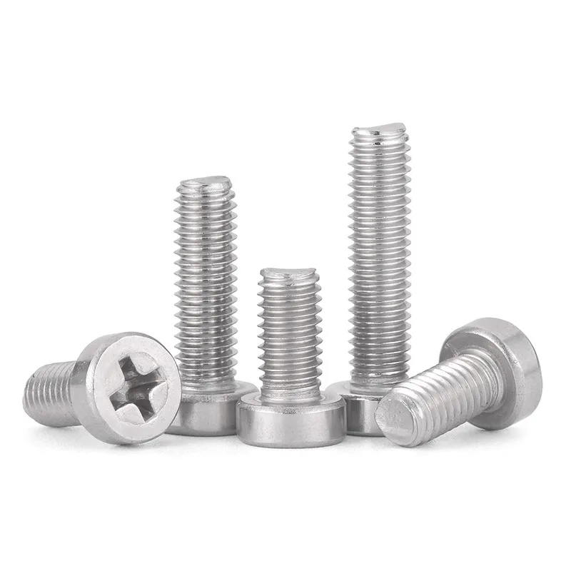 Din7984 Low Profile hexagon Socket Thin Head Cap Machine Screw Din 7984 Cross grooved cup head screws