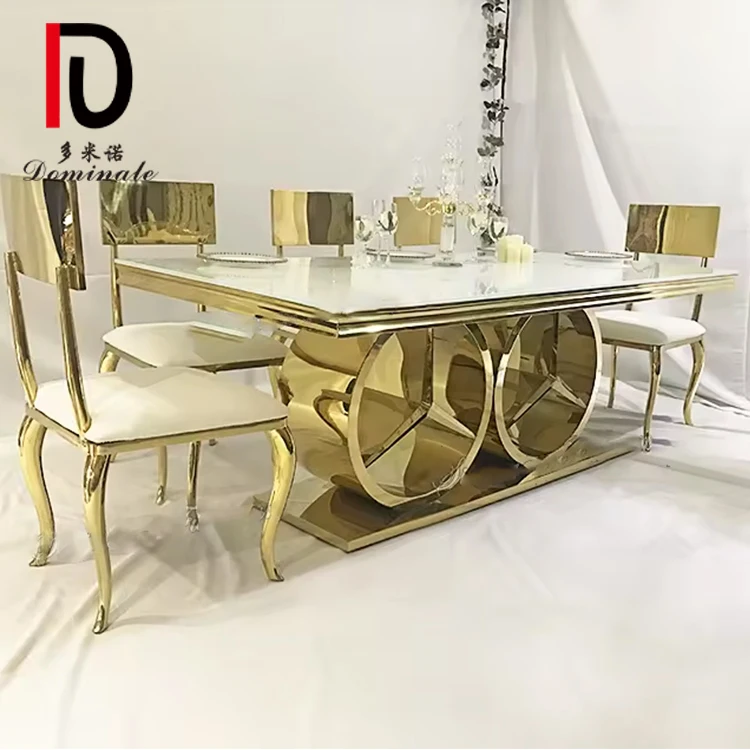 factory wholesale luxury customized color and size wedding banquet table modern dinig table