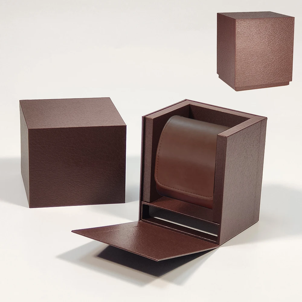 Leather Watch Case Packaging Custom Luxury Watch Box For Watch Storage