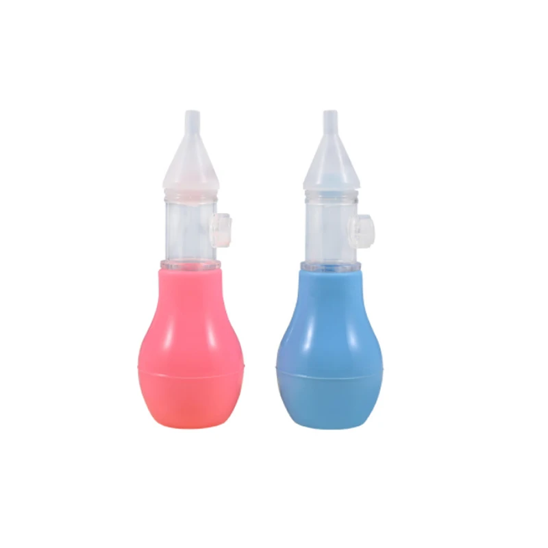 Baby Products Portable Baby Nose Cleaner Anti-reflux Manual Silicone Baby Nasal Aspirator For Newborn