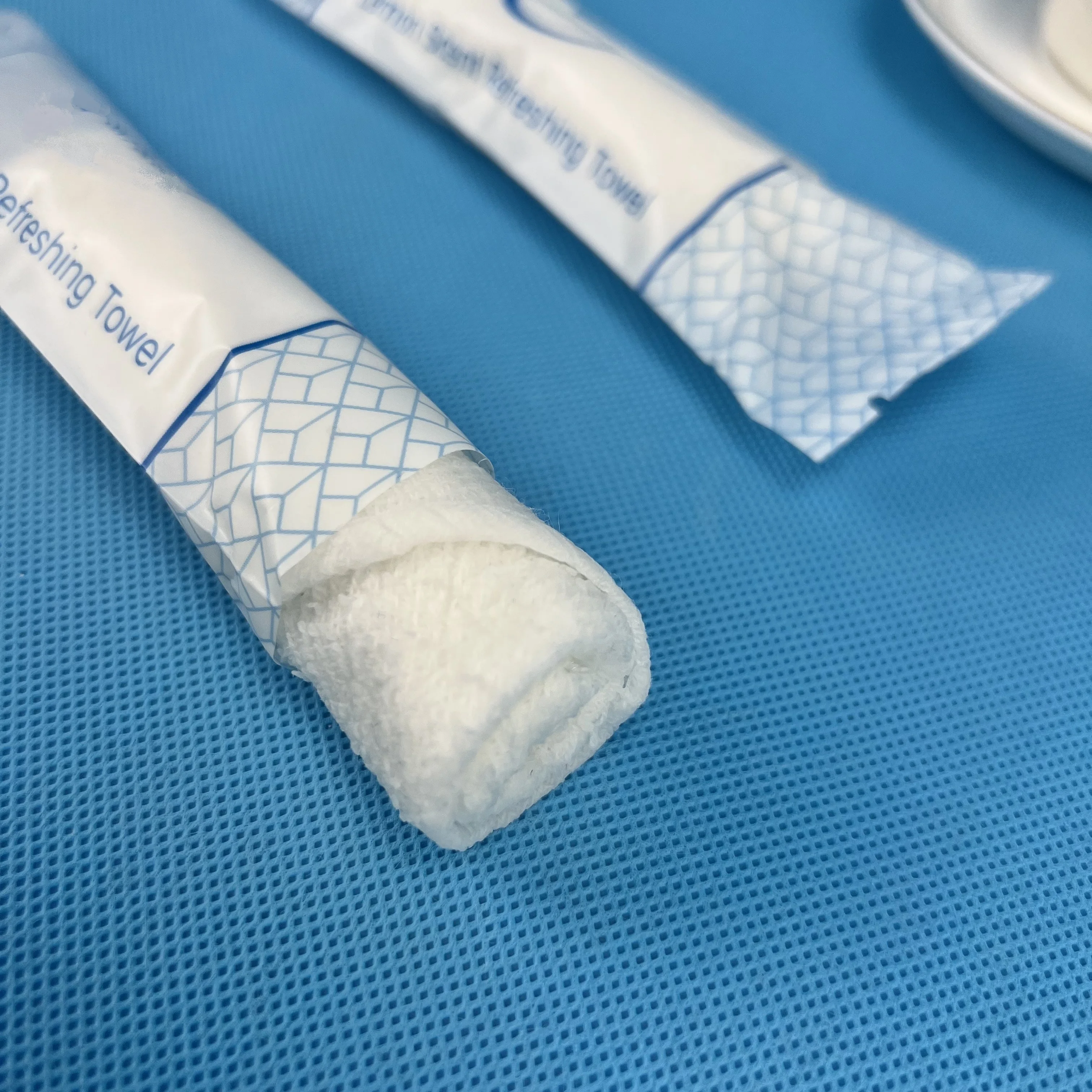 All kinds of materials individual  wet  oshibori refreshing towel