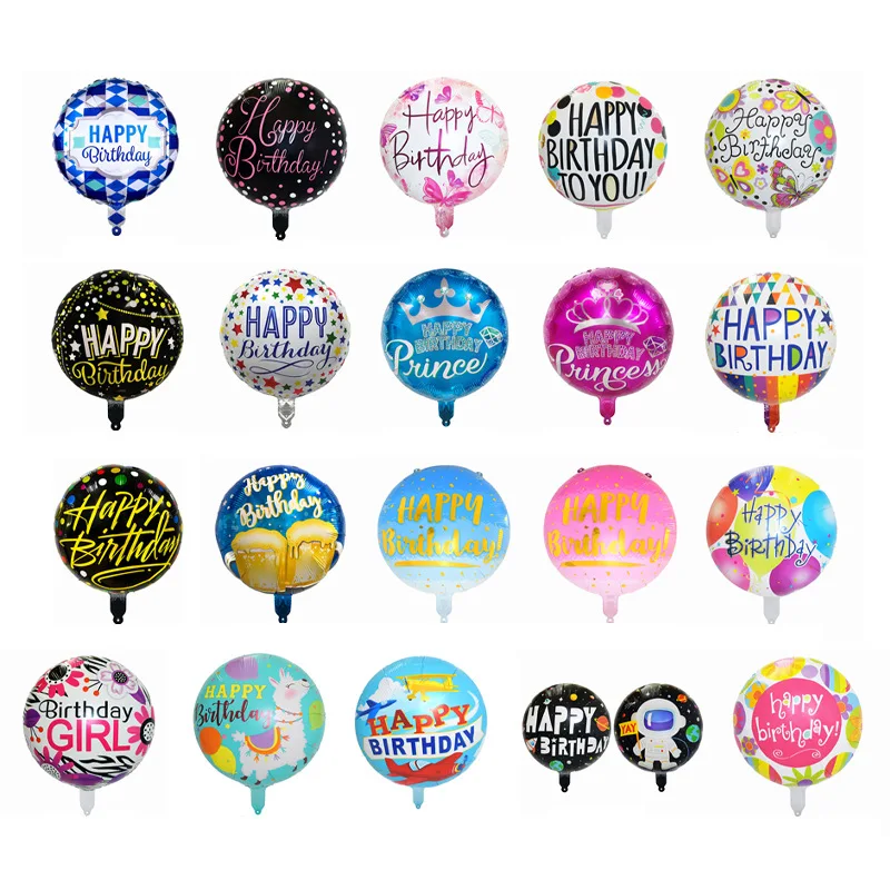 balloon vender 18 inch round aluminum film balloon wedding room birthday party decoration manufacturers wholesale balloons