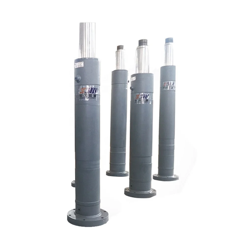 New Flap Curing Oil Single Acting Press Telescopic Hydraulic Cylinder With 1.5 Year Warranty