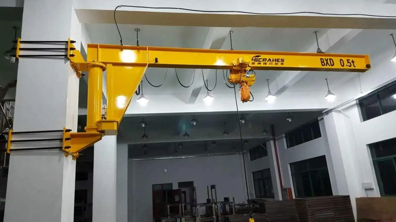 Easy Operated Wall Mounted Slewing Jib crane 1 ton