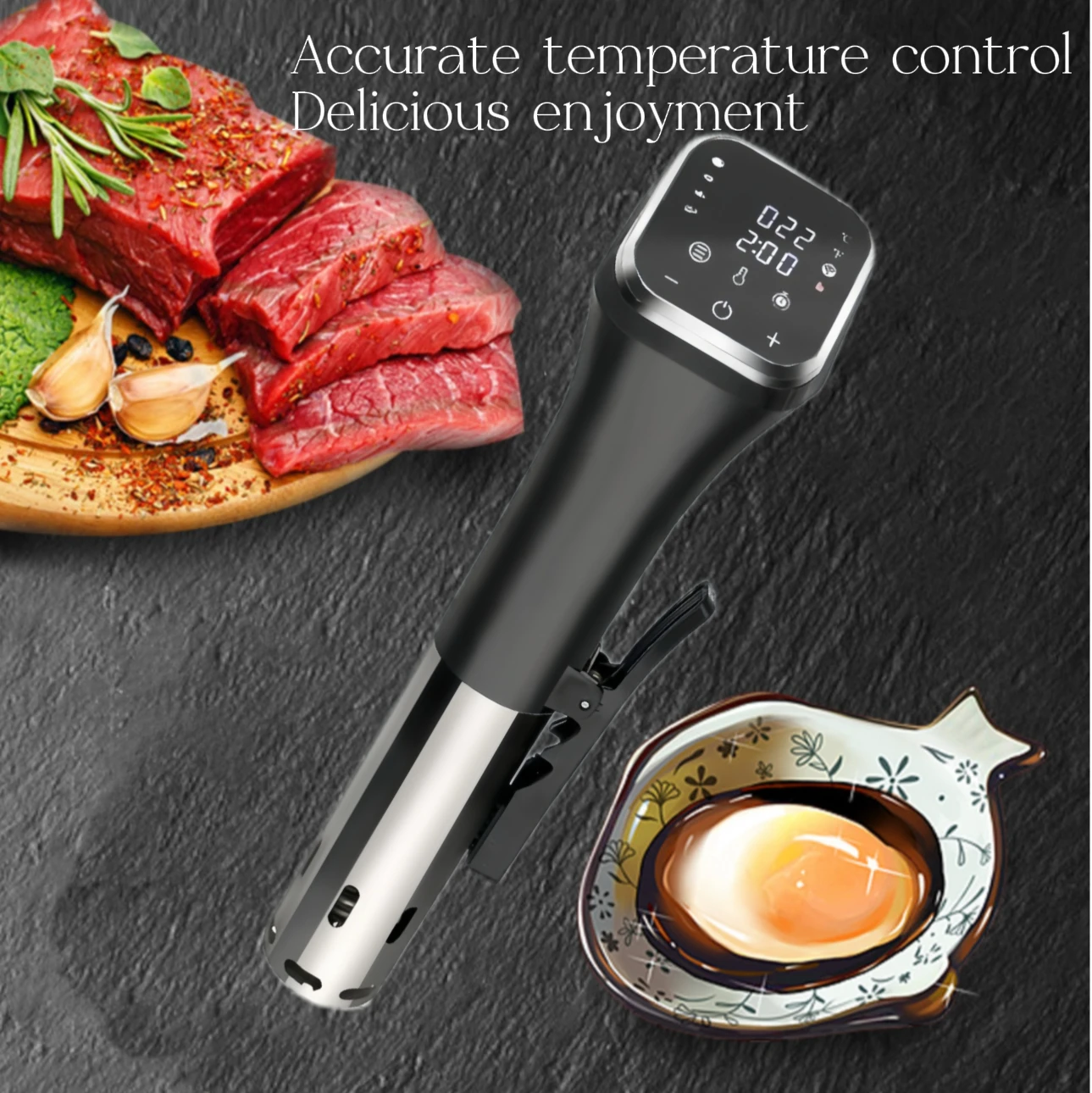 Wancle sous vide machine 1100W crockpot automatic slow cooker Smart Home Sous Vide 220v 1100W Machine
