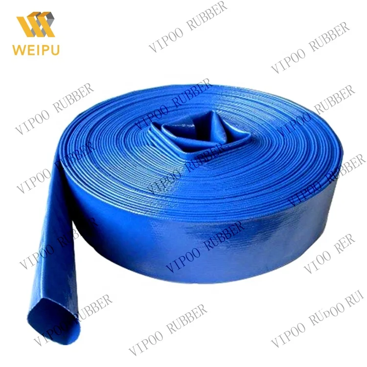 Flexible watering flat hose 2 inch discharge pipe high pressure or low pressure factory direct