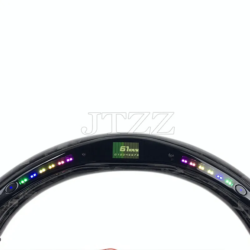 2020 2021 2022 2023 For Mazda 3 6 CX5 CX7 CX8 CX30 CX90 LED Display Carbon Fiber Steering Wheel Automotive Interior
