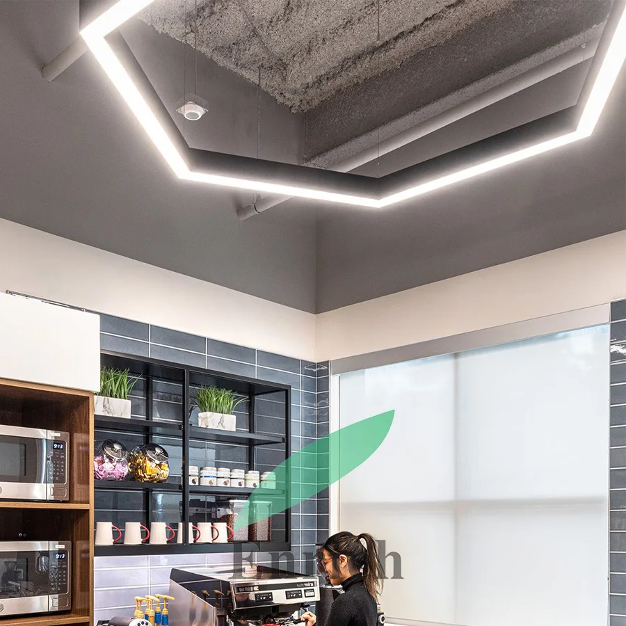 Aluminum Profile Hexagonal LED Linear Light with 600mm 900mm