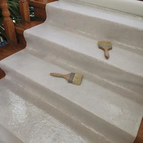 160gram 180gram 200gram white painter felt with PE film rolls in 1m width  for sales