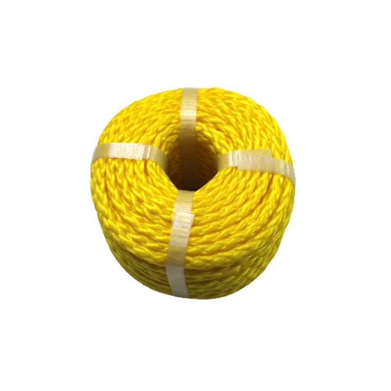 HDPE twisted three-ply twine binding wire and packing rope nylon Three Strands Rope fishing fine line thread