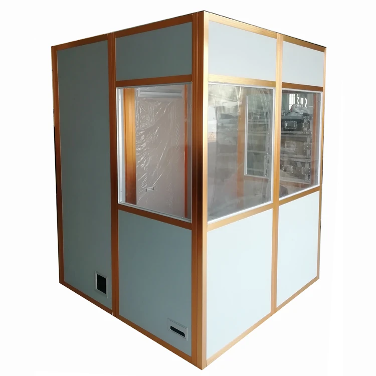 Portable Small Soundproof Simultaneous Translation Equipment Interpreter Booth Table Top 1person 2person For Sale