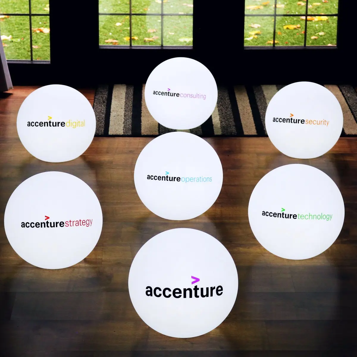 30cm rechargeable battery operated floating waterproof illuminated rgb garden glow led light pool ball for swimming pool