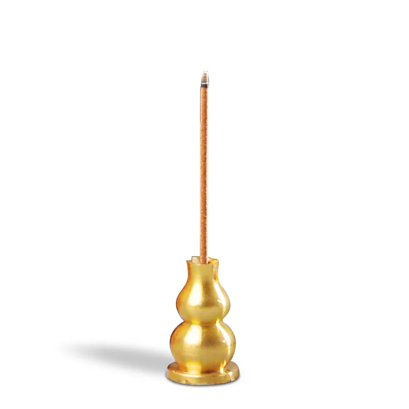 Hot Sale strict structure alloy gourd incense stick holder brass incense holder