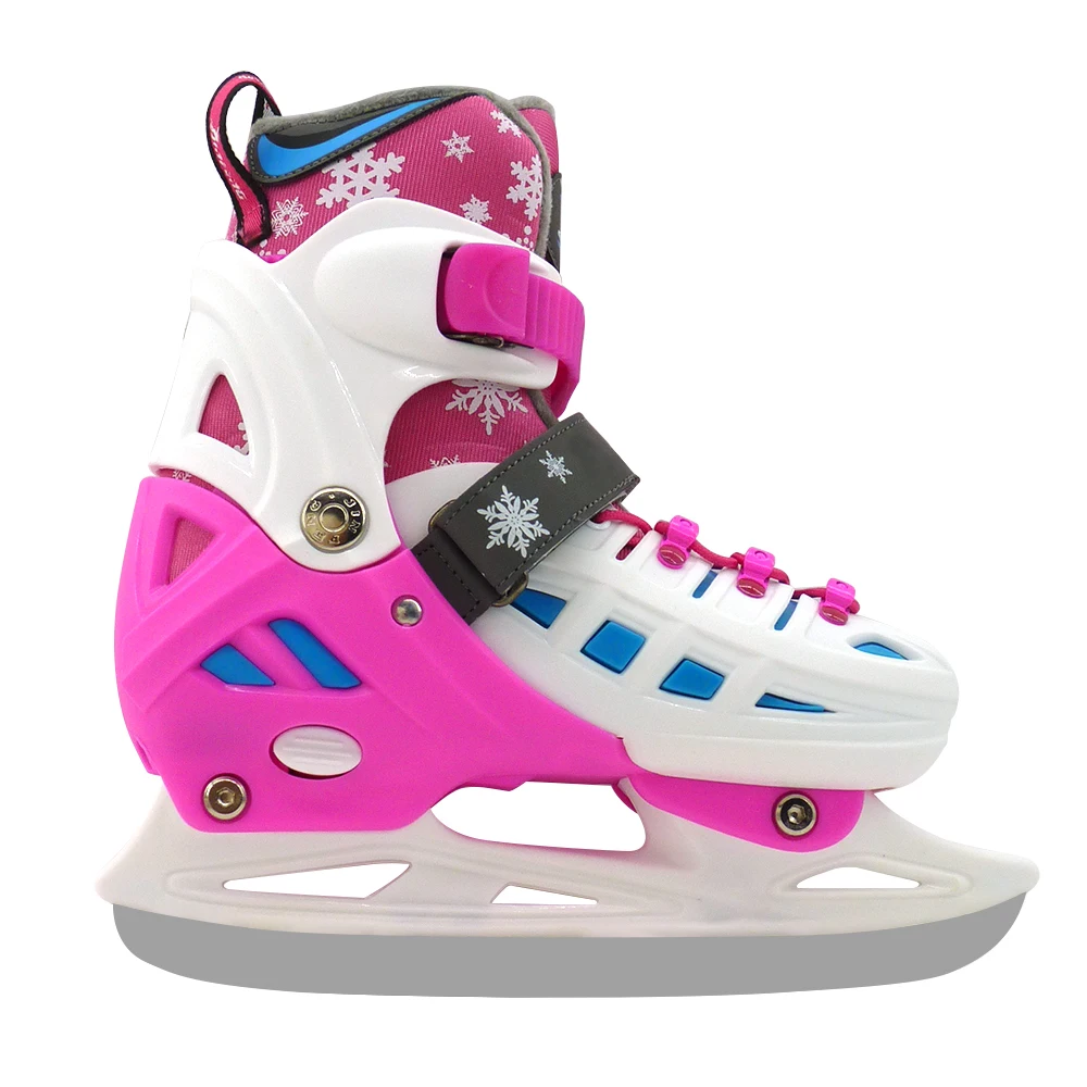 Custom Winter Durable Ice Skates Hard Shell Hockey Skate Adjustable Ice Skating Shoes