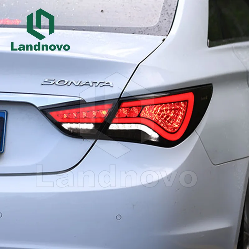 Landnovo wholesale price body parts led taillight for Hyundai Sonata VIII 2017 up hyundai car tail light