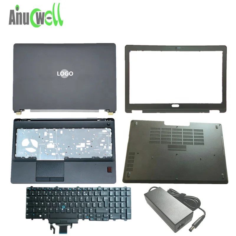 Laptop LCD Front Bezel for E5570 E5550 E5580 E5540 E5530 E5500 Notebook B Cover Trim Housing Shell Lid Fit for 08VYRG Non-touch
