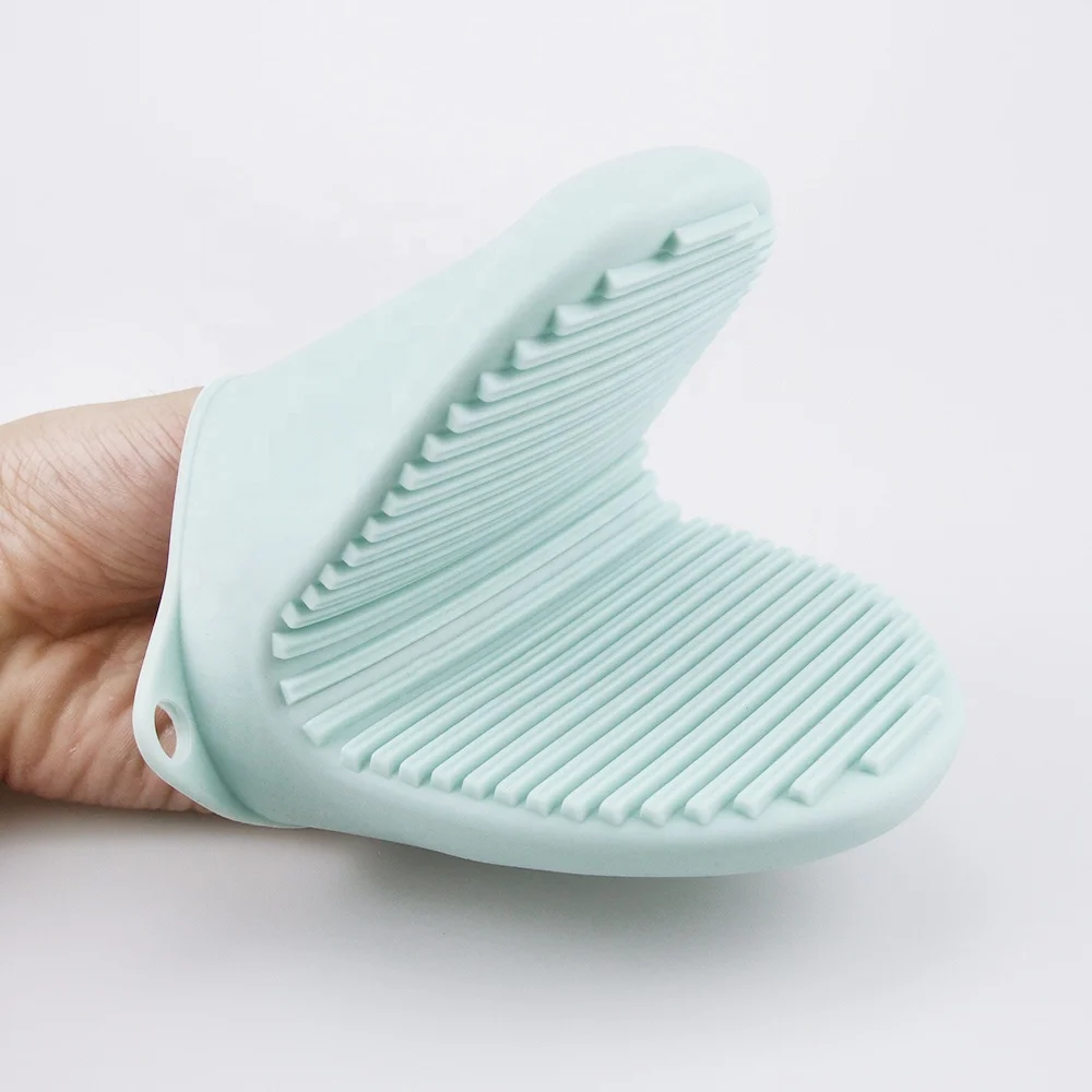 Оптовая продажа термостойкие гриля барбекю силиконовый ручной зажим для кухни сковорода выпечная прокладка салфетка