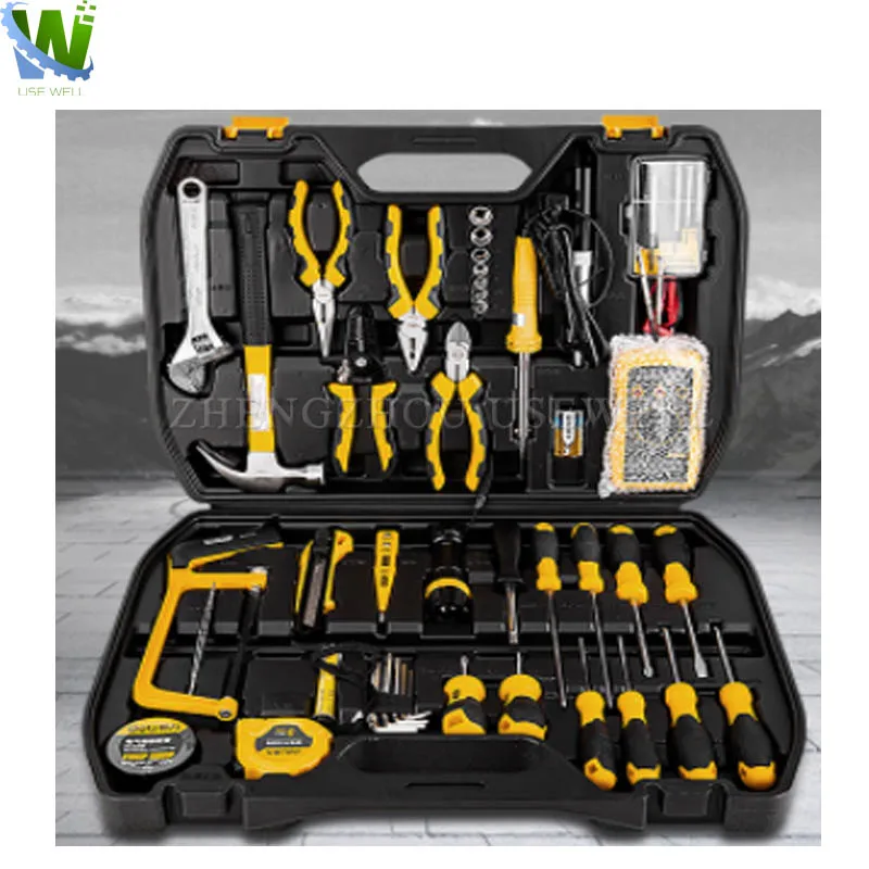 Electrical Power Engineering Maintenance Tools Sets Kit Electric Complete Drill Hand Tools Box for House and Electrical Work