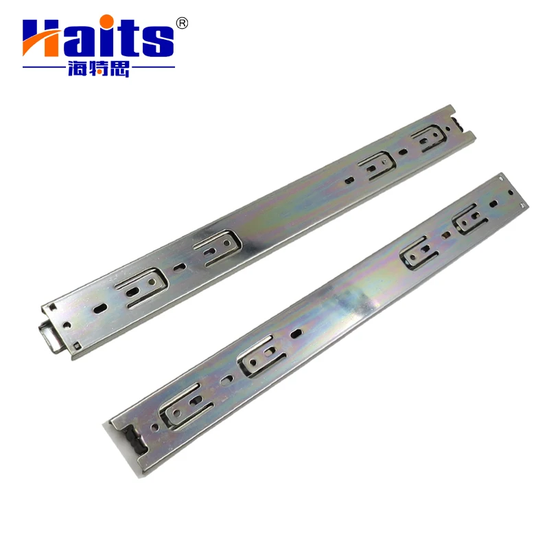 3-fold Drawer Runner Drawer Slide Rails Ball Bearing Slide 42mm Full Extension Kitchen Hardware Slide