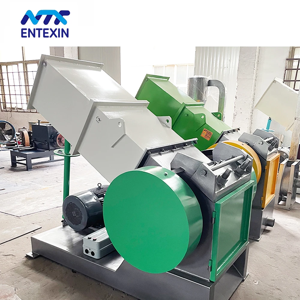New Condition Efficient Waste Plastic Crusher Recycling Plastic Bottles Corona Treater Type Rubber Machinery Used Plastic Rubber