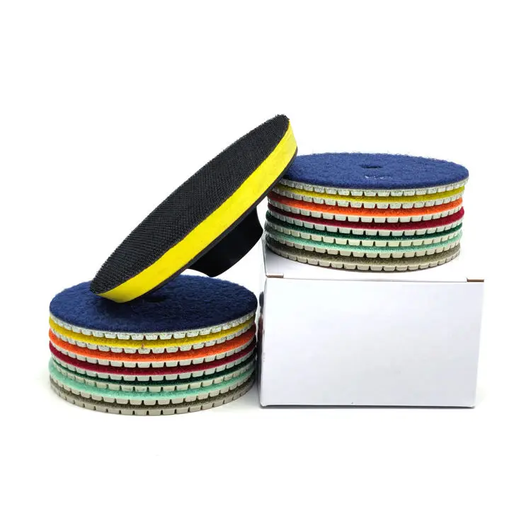100mm Wet Diamond Hand Polishing Pad Granite Polishing Pads Marble Polishing Pads