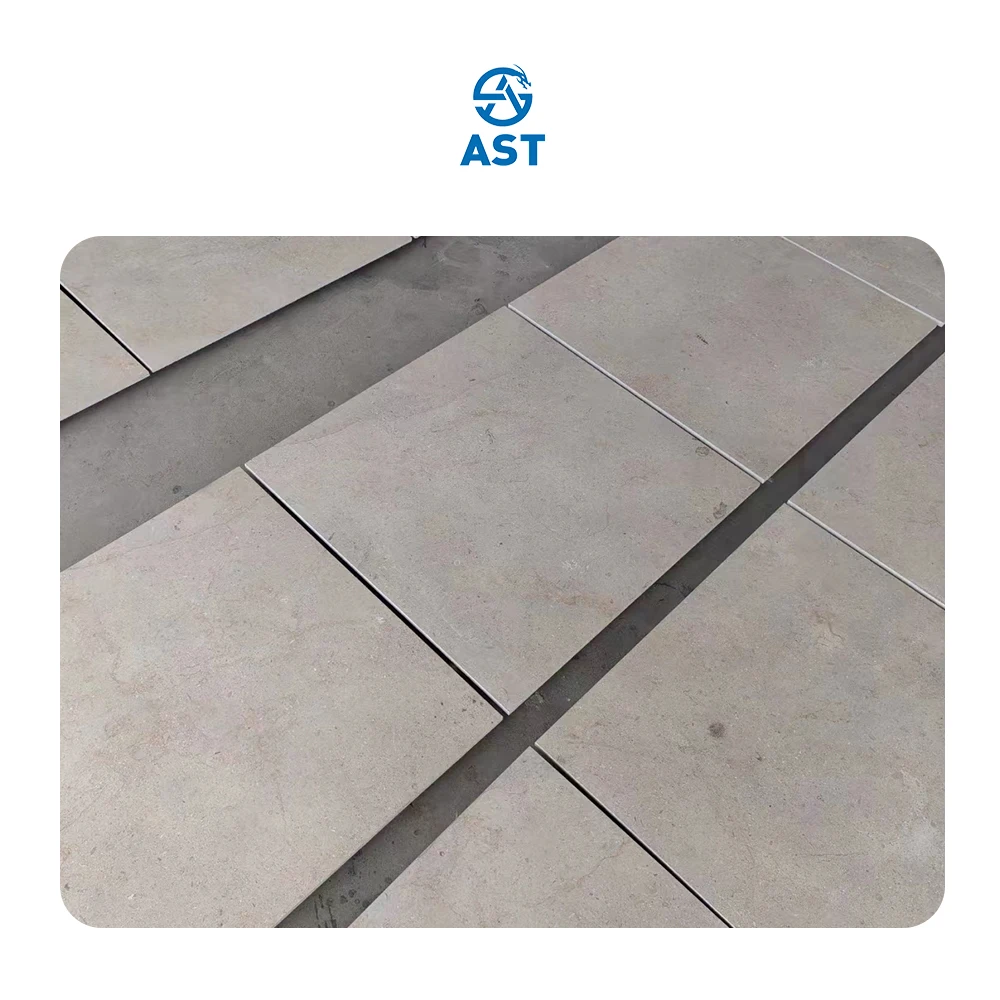 AST OEM/ODM Kalkstein baldosabeige limestone slabs high quality natural stone cut to size polished limestone tiles