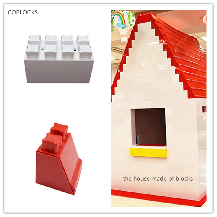 Best selling carton room wall construction adult large plastic block mold toy plastic building blocks
