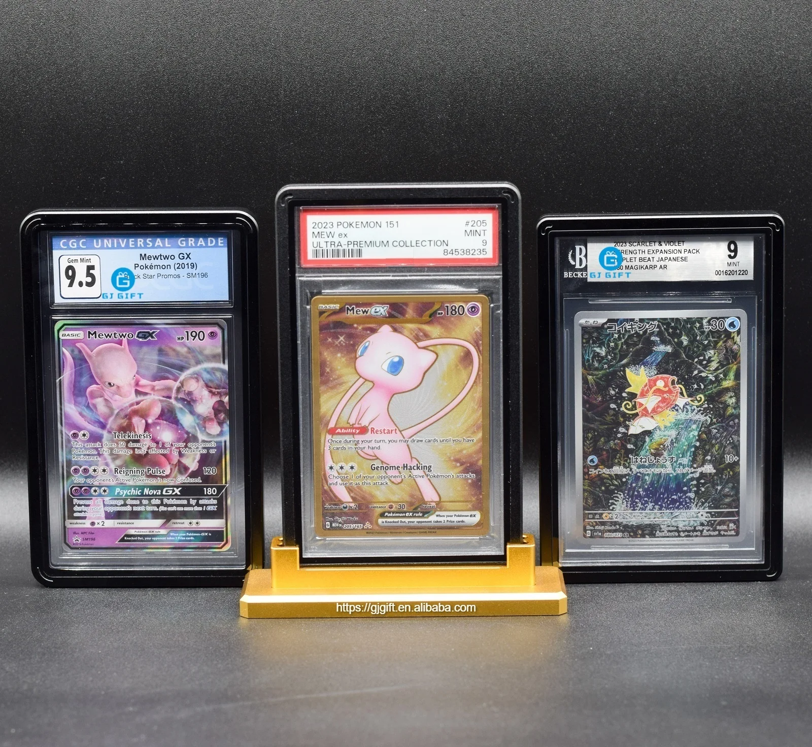 P-S-A Graded Card TCG Card Slab Protector Uv Protection Anti-Scratch Standard Case For Psaa Graded Trading Card Protector